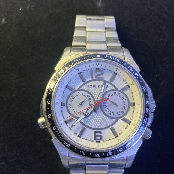 Tourneau Acura Chronograph Watch Swiss Movement Stainless Steel Dealer Edition main image 4